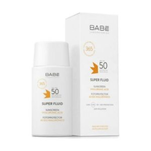 Kem chống nắng phổ rộng siêu lỏng dành cho da khô - Babe Laboratorios Super Fluid Sunscreen SPF50 50ml